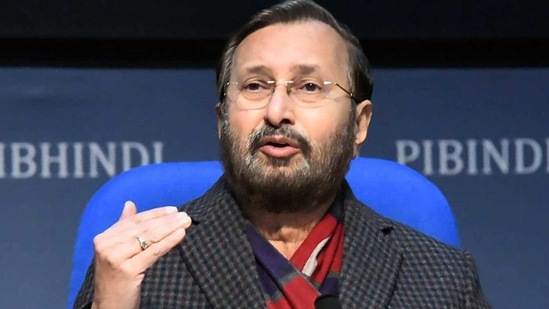 Union Minister for Environment, Forest & Climate Change, Information & Broadcasting and Heavy Industries and Public Enterprise Prakash Javadekar holding a press conference. (ANI) Union Minister for Environment, Forest & Climate Change, Information & Broadcasting and Heavy Industries and Public Enterprise Prakash Javadekar holding a press conference. (ANI)