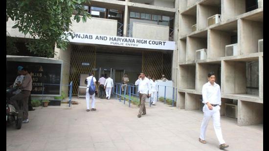 Punjab and Haryana High Court . (HT PHOTO) Punjab and Haryana High Court . (HT PHOTO)
