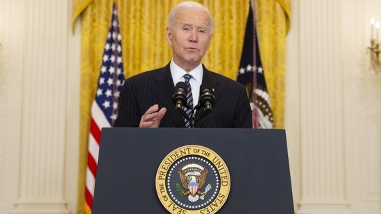 According to data from the Centers for Disease Control and Prevention, injections of 96 million doses have been reported to the agency since Biden’s inauguration. (Bloomberg) According to data from the Centers for Disease Control and Prevention, injections of 96 million doses have been reported to the agency since Biden’s inauguration. (Bloomberg)