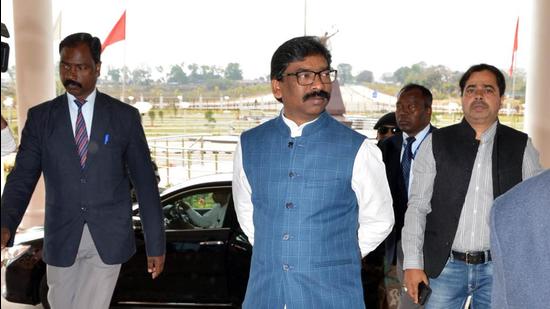 File photo: Jharkhand chief minister Hemant Soren. (HT Photo) File photo: Jharkhand chief minister Hemant Soren. (HT Photo)