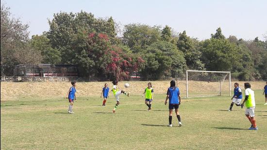 The women’s teams have been practising at different venues in the city, but say dearth of playing fields is a concern. The women’s teams have been practising at different venues in the city, but say dearth of playing fields is a concern.