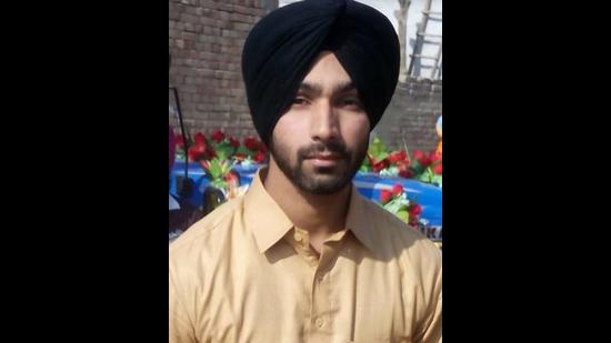 Gurvir Singh, 30, the son of the Shekha Khurd sarpanch, was arrested on Friday for killing two sisters of the village in Moga district on Thursday evening. (HT photo) Gurvir Singh, 30, the son of the Shekha Khurd sarpanch, was arrested on Friday for killing two sisters of the village in Moga district on Thursday evening. (HT photo)