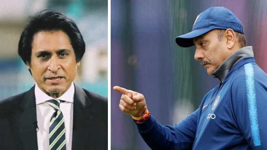 Ramiz Raja and Ravi Shastri. (File/ Action Images via Reuters)