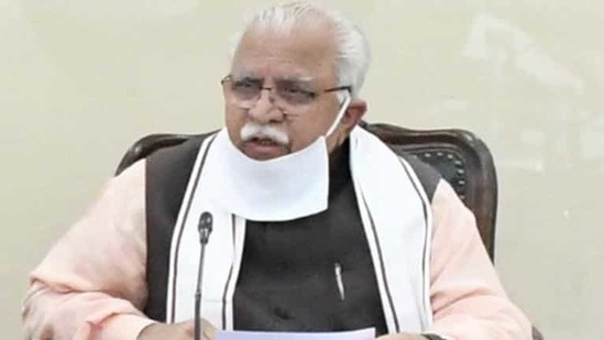 Khattar told officials that emphasis has to be paid on testing and contact tracing. (HT file photo)