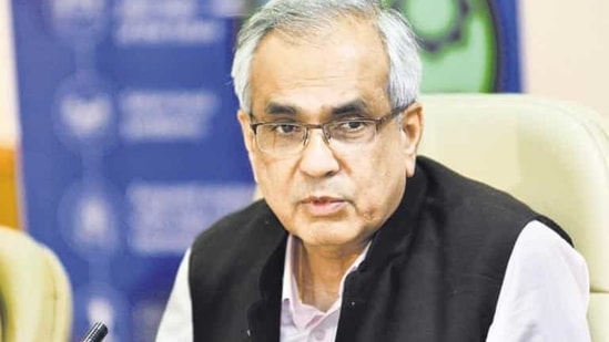 Rajiv Kumar, Vice Chairman , NITI Aayog said India’s economic growth is likely to reach pre-Covid-19 levels by the end of 2021-22 fiscal.(Pradeep Gaur/Mint File Photo) Rajiv Kumar, Vice Chairman , NITI Aayog said India’s economic growth is likely to reach pre-Covid-19 levels by the end of 2021-22 fiscal.(Pradeep Gaur/Mint File Photo)