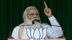 Prime Minister Narendra Modi addresses an election rally ahead of the Assam assembly elections in Tinsukia on Saturday. (ANI Photo) Prime Minister Narendra Modi addresses an election rally ahead of the Assam assembly elections in Tinsukia on Saturday. (ANI Photo)