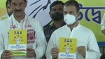 Congress' Rahul Gandhi releases manifesto for Assam assembly elections. Congress' Rahul Gandhi releases manifesto for Assam assembly elections.