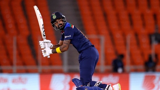 India's KL Rahul in action.(REUTERS)