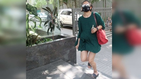 Rakul Preet Singh was recently snapped in Santa Cruz, Mumbai.(Varinder Chawla)