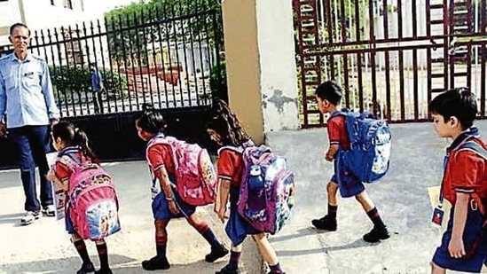 Some schools said they would be following a first-come-first-serve system for nursery admissions. (HT Archive)
