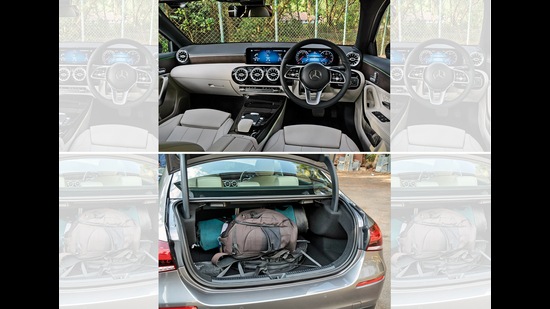 Inside the cabin, the A-class ups the ante with no skimping on quality Inside the cabin, the A-class ups the ante with no skimping on quality