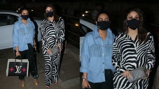 Kareena Kapoor stuns in animal print as she steps out with bestie ...