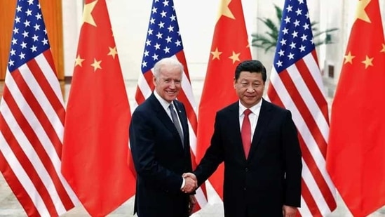 Chinese President Xi Jinping shakes hands with then US vice president Joe Biden in Beijing on December 4, 2013. (Reuters file) Chinese President Xi Jinping shakes hands with then US vice president Joe Biden in Beijing on December 4, 2013. (Reuters file)