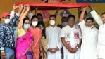 Senior Assam Congress leader Sushmita Dev said if voted to power, the party would give Rs.2,000 each to housewives as mark of respect for the services to their families and society. (ANI Photo) Senior Assam Congress leader Sushmita Dev said if voted to power, the party would give Rs.2,000 each to housewives as mark of respect for the services to their families and society. (ANI Photo)