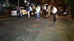 Central Forensic Science Laboratory, Pune (CFSL) team with NIA forensic experts took suspended Mumbai API Sachin Vaze on Friday night to the crime scene where the explosive-laden Scorpio was found outside Antilla on February 25, to recreate the crime scene(Bhushan Koyande/ HT Photo) Central Forensic Science Laboratory, Pune (CFSL) team with NIA forensic experts took suspended Mumbai API Sachin Vaze on Friday night to the crime scene where the explosive-laden Scorpio was found outside Antilla on February 25, to recreate the crime scene(Bhushan Koyande/ HT Photo)