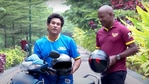 Snapshot of the video featuring Sachin Tendulkar and Brian Lara.(YouTube) Snapshot of the video featuring Sachin Tendulkar and Brian Lara.(YouTube)