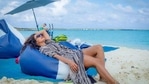 Priyanka Chopra has shared a throwback picture from her Bahamas vacation. Priyanka Chopra has shared a throwback picture from her Bahamas vacation.