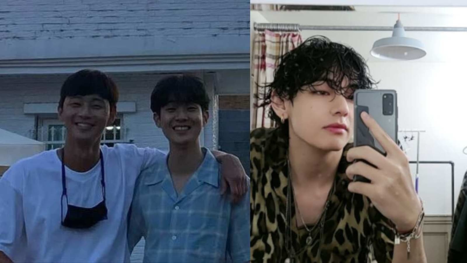 When BTS' V Made ARMY Go In A Frenzy Admitting He Is Married With A Child,  But There Was A Catch Featuring 'Parasite' Star Choi Woo-Shik