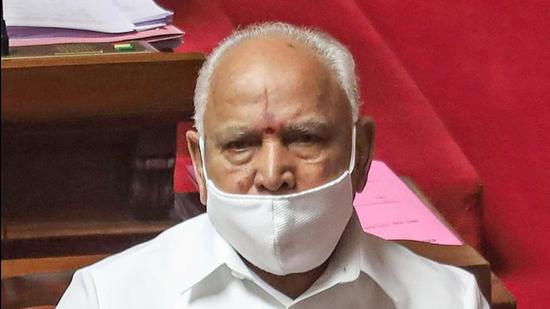 Karnataka chief minister BS Yediyurappa has been under pressure ever since he returned to power by engineering the collapse of the HD Kumaraswamy-led coalition government in the state in 2019. (PTI PHOTO.) Karnataka chief minister BS Yediyurappa has been under pressure ever since he returned to power by engineering the collapse of the HD Kumaraswamy-led coalition government in the state in 2019. (PTI PHOTO.)