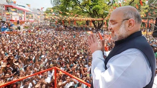 BJP leader Amit Shah, who is on a visit to West Bengal, will release the manifesto at an event at the Eastern Zonal Cultural centre. (File photo) BJP leader Amit Shah, who is on a visit to West Bengal, will release the manifesto at an event at the Eastern Zonal Cultural centre. (File photo)