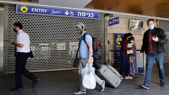 The new guidelines will be followed till March 28, as per the reports. In picture - Passengers at Israel's Ben-Gurion Airport near Tel Aviv. (AFP)