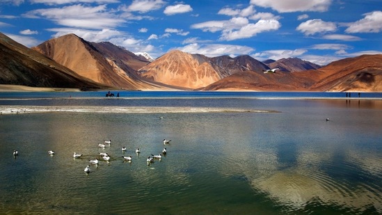 After a nine-month standoff, Indian and Chinese militaries reached the agreement on disengagement in the north and south banks of Pangong lake.(AP File Photo) After a nine-month standoff, Indian and Chinese militaries reached the agreement on disengagement in the north and south banks of Pangong lake.(AP File Photo)