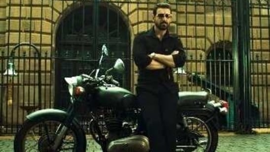 John Abraham in a still from Mumbai Saga. 