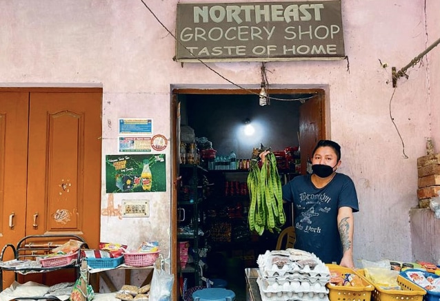 The shop itself has a very homey feel, and looks like the porch of a house where a family might sit in the evening to watch the street life. The shop itself has a very homey feel, and looks like the porch of a house where a family might sit in the evening to watch the street life.