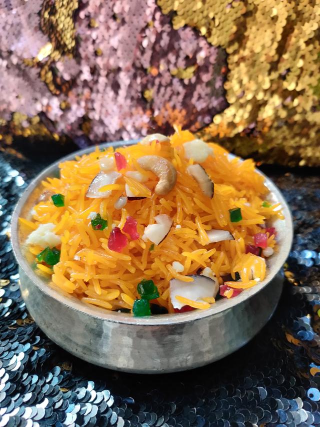 Shahi Zarda can add colour in the Holi menu. Shahi Zarda can add colour in the Holi menu.