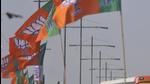 File photo: BJP flags. File photo: BJP flags.