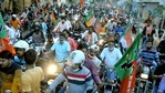 BJP workers participate in a bike rally to protest against the ruling TMC government in Kolkata, (Representative Image)(PTI) BJP workers participate in a bike rally to protest against the ruling TMC government in Kolkata, (Representative Image)(PTI)