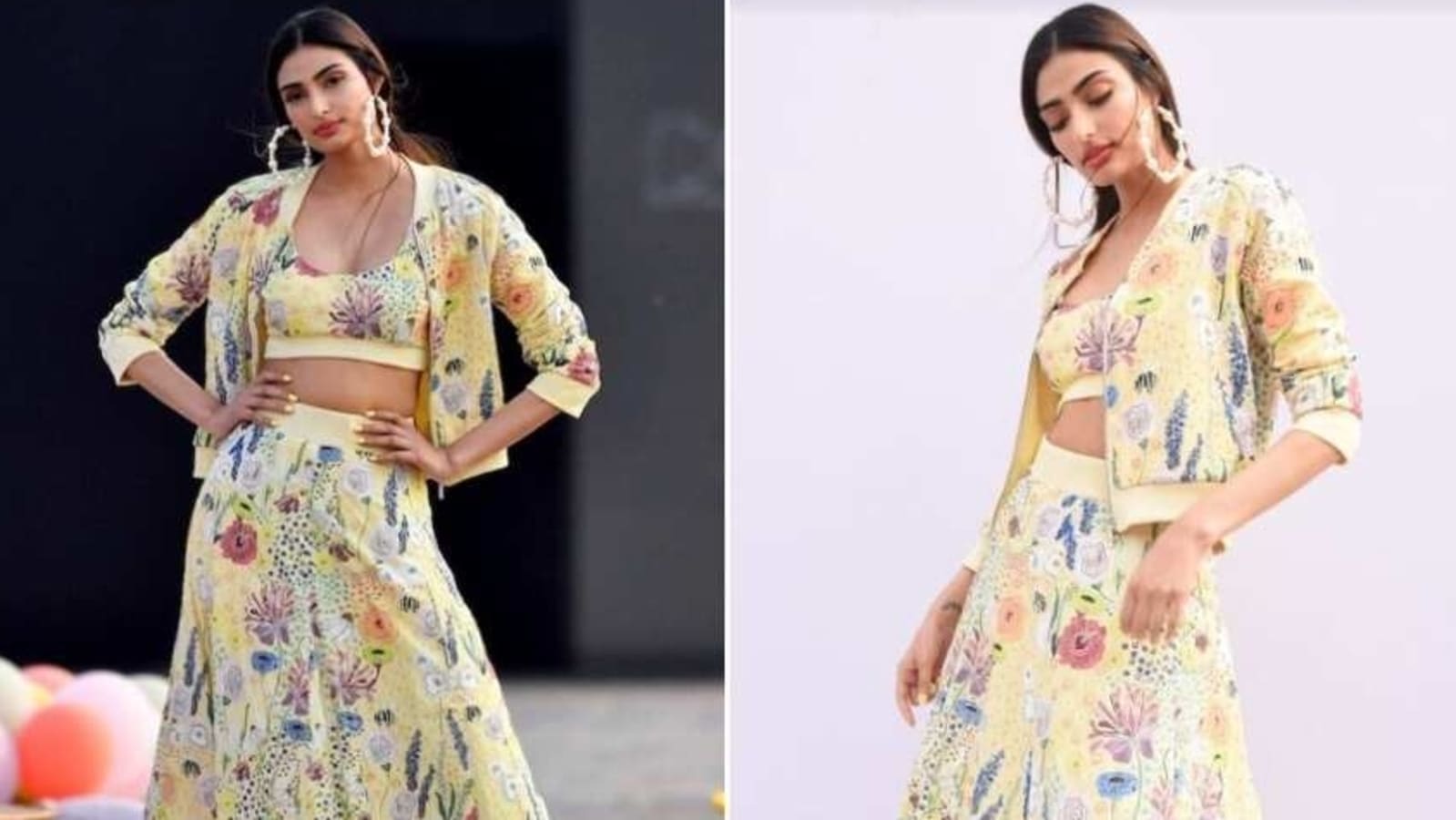 Athiya Shetty turns showstopper in athleisure lehenga choli and jacket at LFW