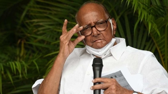 NCP chief Sharad Pawar during press conference at his residence in New Delhi on Monday.(Arvind Yadav/HT Photo) NCP chief Sharad Pawar during press conference at his residence in New Delhi on Monday.(Arvind Yadav/HT Photo)