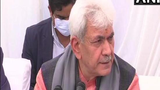 Jammu and Kashmir lieutenant governor Manoj Sinha. (ANI) Jammu and Kashmir lieutenant governor Manoj Sinha. (ANI)