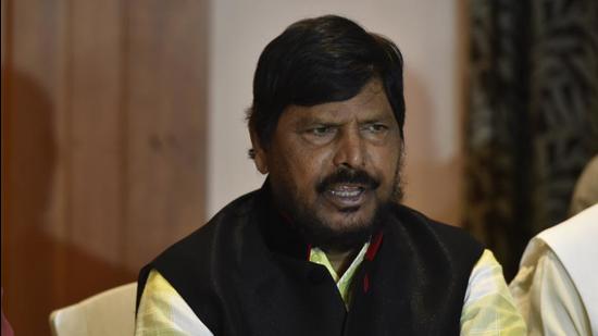 Union minister Ramdas Athawale said that the recent incidents had adversely affected the morale of the Maharashtra Police. (HT File)