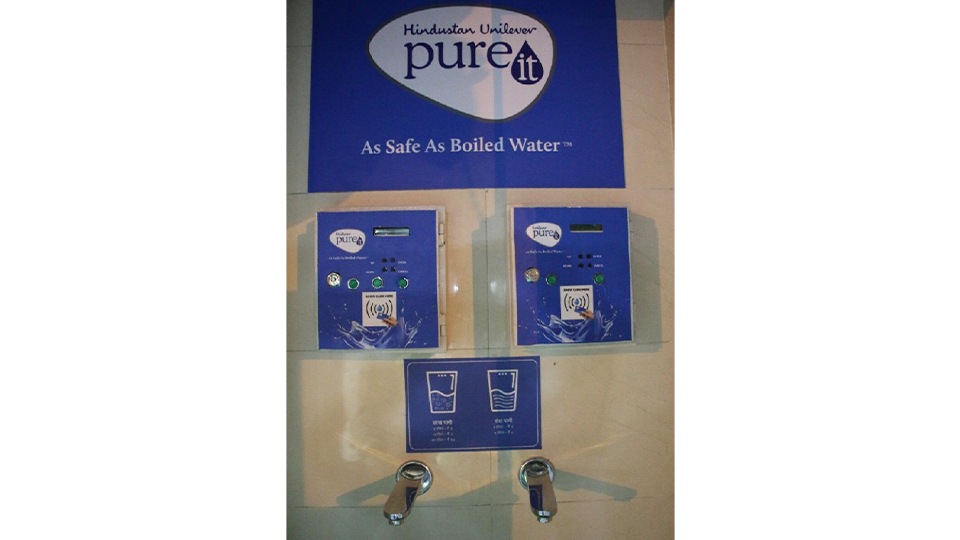 Drinking water facility at the centre.(HUL) Drinking water facility at the centre.(HUL)