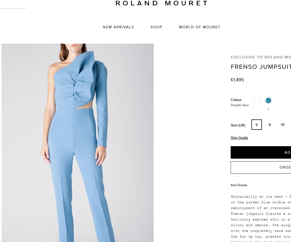 Priyanka Chopra's jumpsuit is worth  ₹1.5 lakh (rolandmouret.com)