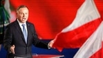 President Andrzej Duda addressees supporters after voting ended in the presidential election in Lowicz, Poland.(AP) President Andrzej Duda addressees supporters after voting ended in the presidential election in Lowicz, Poland.(AP)