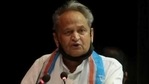 Jaipur, India - October 10, 2020: CM Ashok Gehlot addressing the State Level Farmers' Meet to protest new farm laws, at Birla Auditorium, in Jaipur, Rajasthan, India, on Saturday, October 10, 2020. (Photo by Himanshu Vyas/ Hindustan Times) Jaipur, India - October 10, 2020: CM Ashok Gehlot addressing the State Level Farmers' Meet to protest new farm laws, at Birla Auditorium, in Jaipur, Rajasthan, India, on Saturday, October 10, 2020. (Photo by Himanshu Vyas/ Hindustan Times)