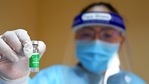 A medical worker shows a vial of the AstraZeneca vaccine against the Covid-19 coronavirus.(AFP) A medical worker shows a vial of the AstraZeneca vaccine against the Covid-19 coronavirus.(AFP)