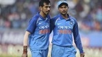 File image of Kuldeep Yadav and Yuzvendra Chahal.(File) File image of Kuldeep Yadav and Yuzvendra Chahal.(File)