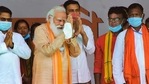 Prime Minister Narendra Modi during an election campaign rally, ahead of West Bengal assembly polls, in Purulia district on March 18. (File photo)