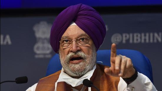 Civil aviation minister Hardeep Puri. (HT file photo) Civil aviation minister Hardeep Puri. (HT file photo)