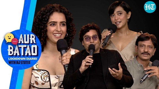 Sanya Malhotra, Ashutosh Rana, Sayani Gupta, Rajesh Tailang on Pagglait