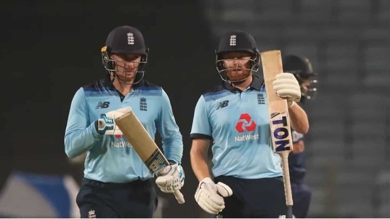 Jason Roy and Jonny Bairstow gave England blistering start. (BCCI)