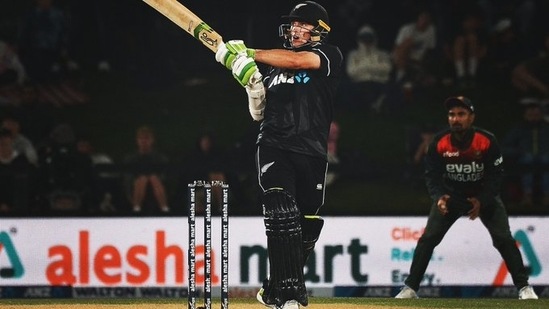 NZ win the second ODI against BAN by 5 wickets(ICC / Twitter)