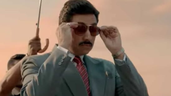 Abhishek Bachchan in a still from The Big Bull.