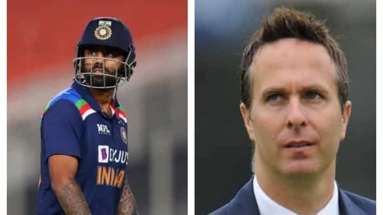 Suryakumar Yadav and Michael Vaughan. (PTI/File) Suryakumar Yadav and Michael Vaughan. (PTI/File)