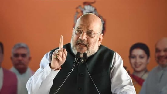 Shah sees the BJP winning Assam and West Bengal, the BJP-AIADMK alliance winning Tamil Nadu, and the party improving its seat share in Kerala and Puducherry. (File photo)
