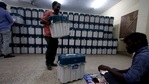 EVM holding boxes are prepared to send to their respective Taluk office in Tamil Nadu on Tuesday. (ANI) EVM holding boxes are prepared to send to their respective Taluk office in Tamil Nadu on Tuesday. (ANI)